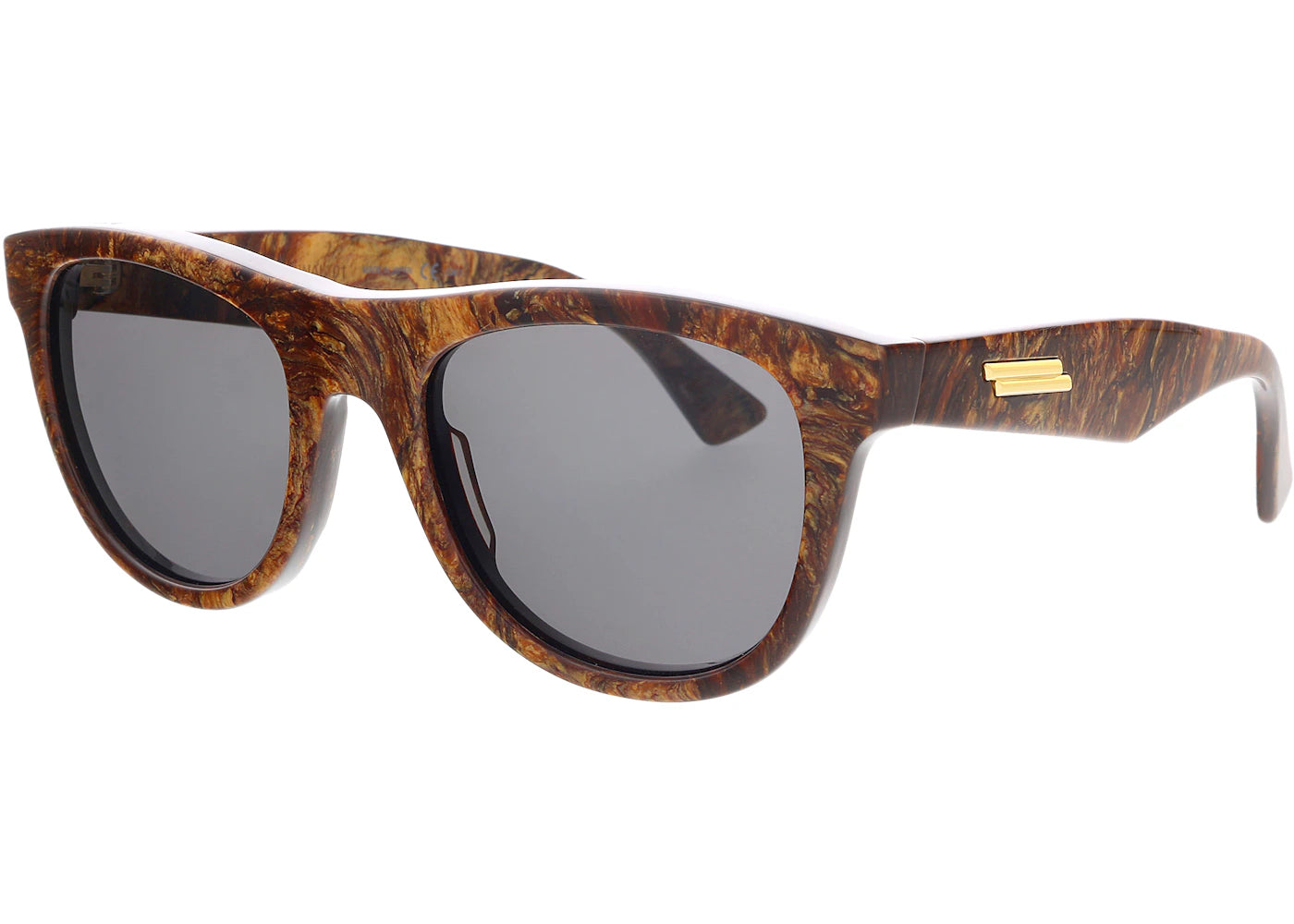 Bottega Veneta Square Sunglasses Bronze/Grey (BV1001S-006)