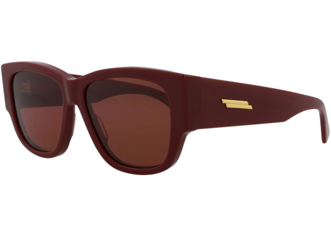 Bottega Veneta Square Sunglasses Burgundy/Red (BV1026S-30008355-003)