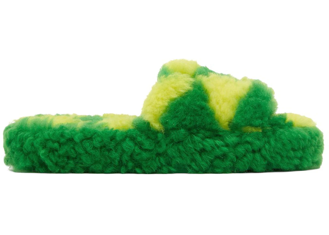 Bottega Veneta Teddy Sandal Green Yellow (Women's)