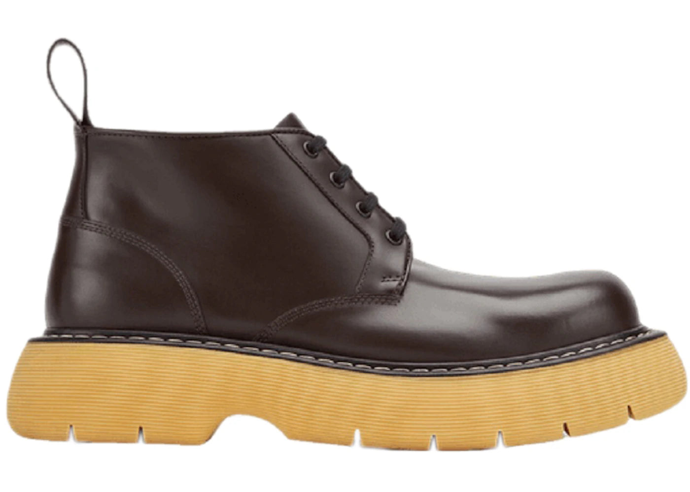 Bottega Veneta The Bounce Swell Ankle Boot Brown