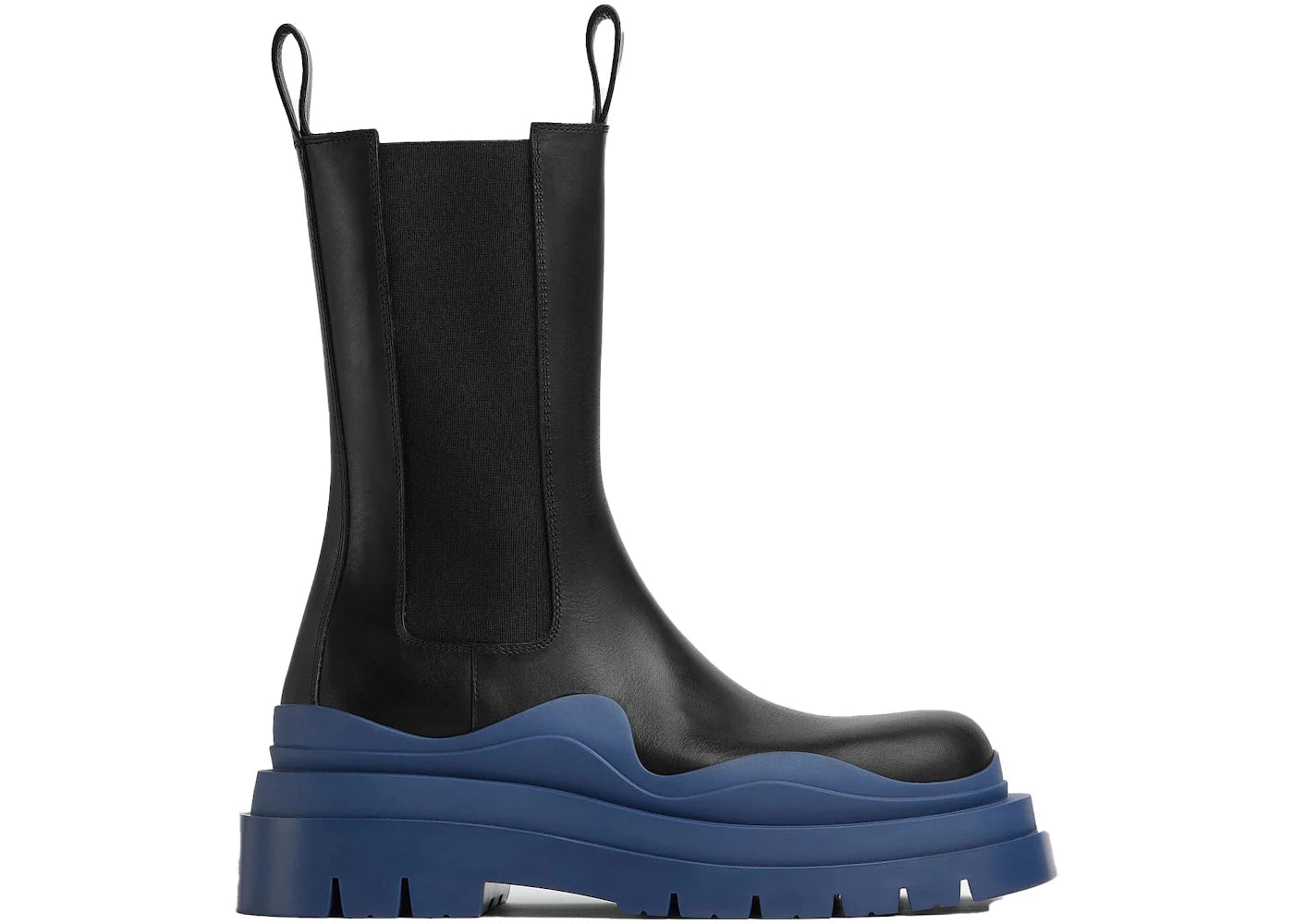 Bottega Veneta Tire Boots Black Blue