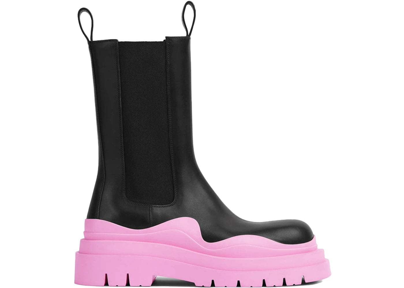 Bottega Veneta Tire Chelsea Boot Black Gloss (Women's)