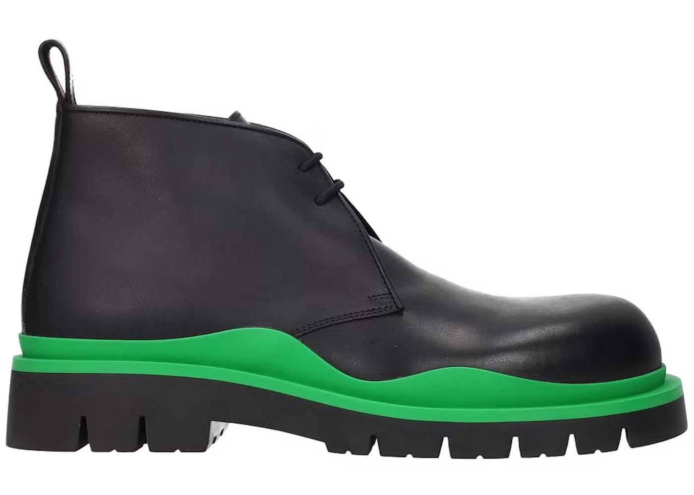 Bottega Veneta Tire Desert Boot Black Green