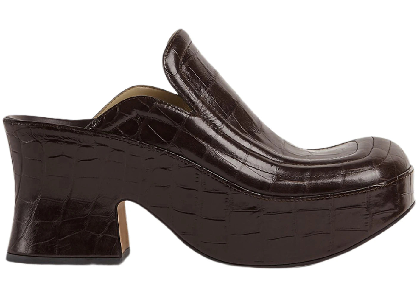 Bottega Veneta Wedge Clogs Brown (Women's)