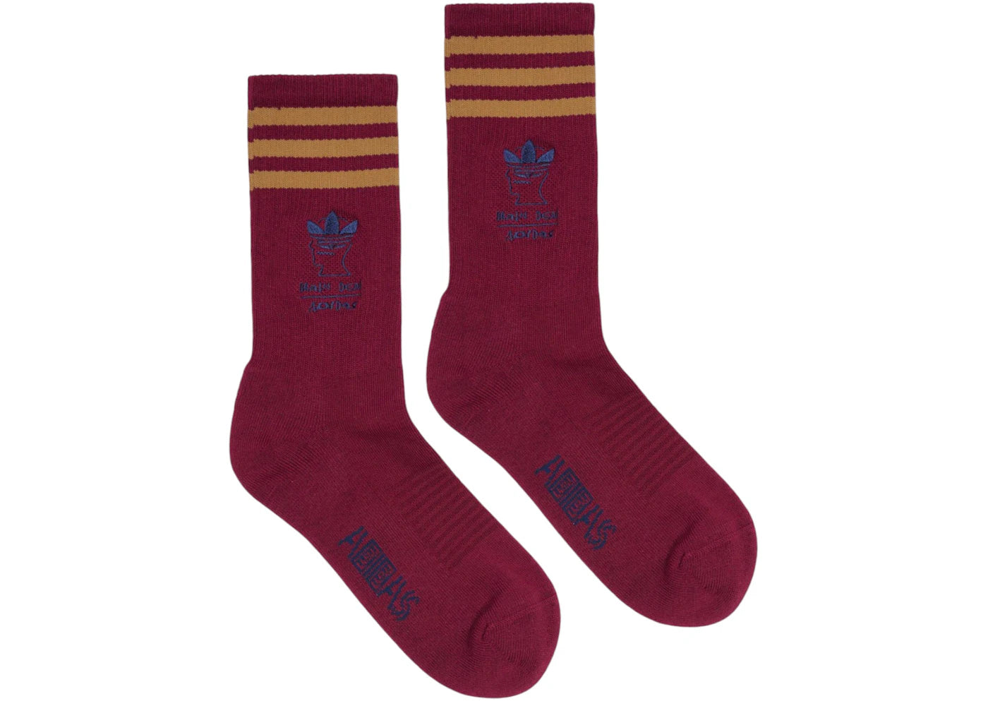 Brain Dead x adidas Socks Maroon