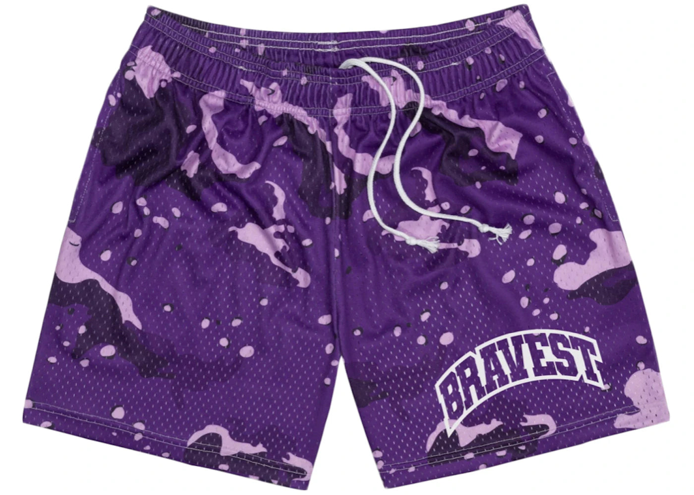 Bravest Studios Camo Shorts Purple