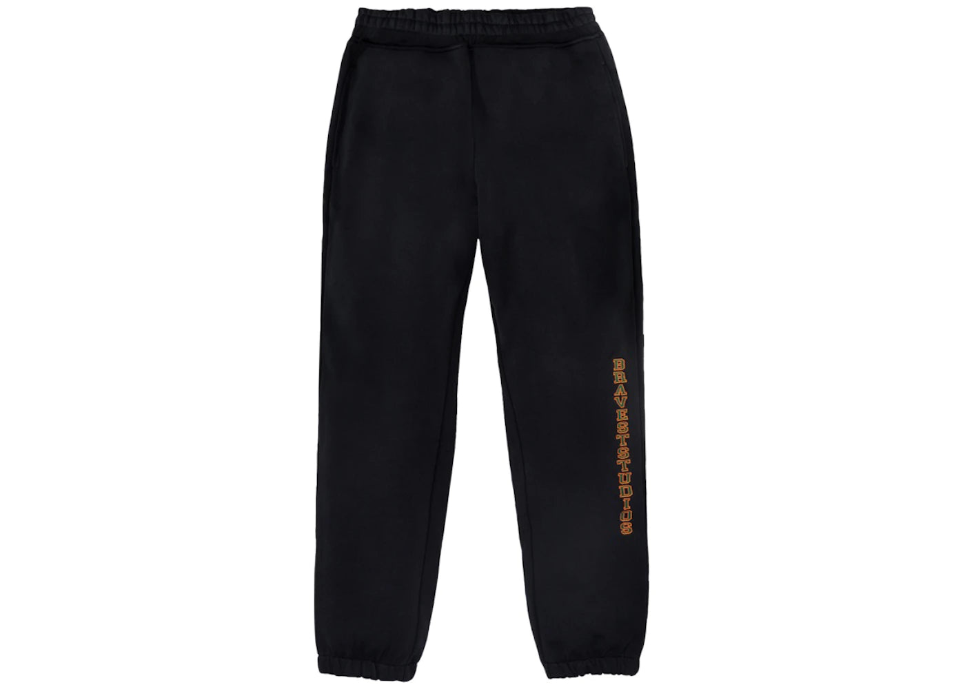 Bravest Studios Collegiate Letter Sweatpants Black