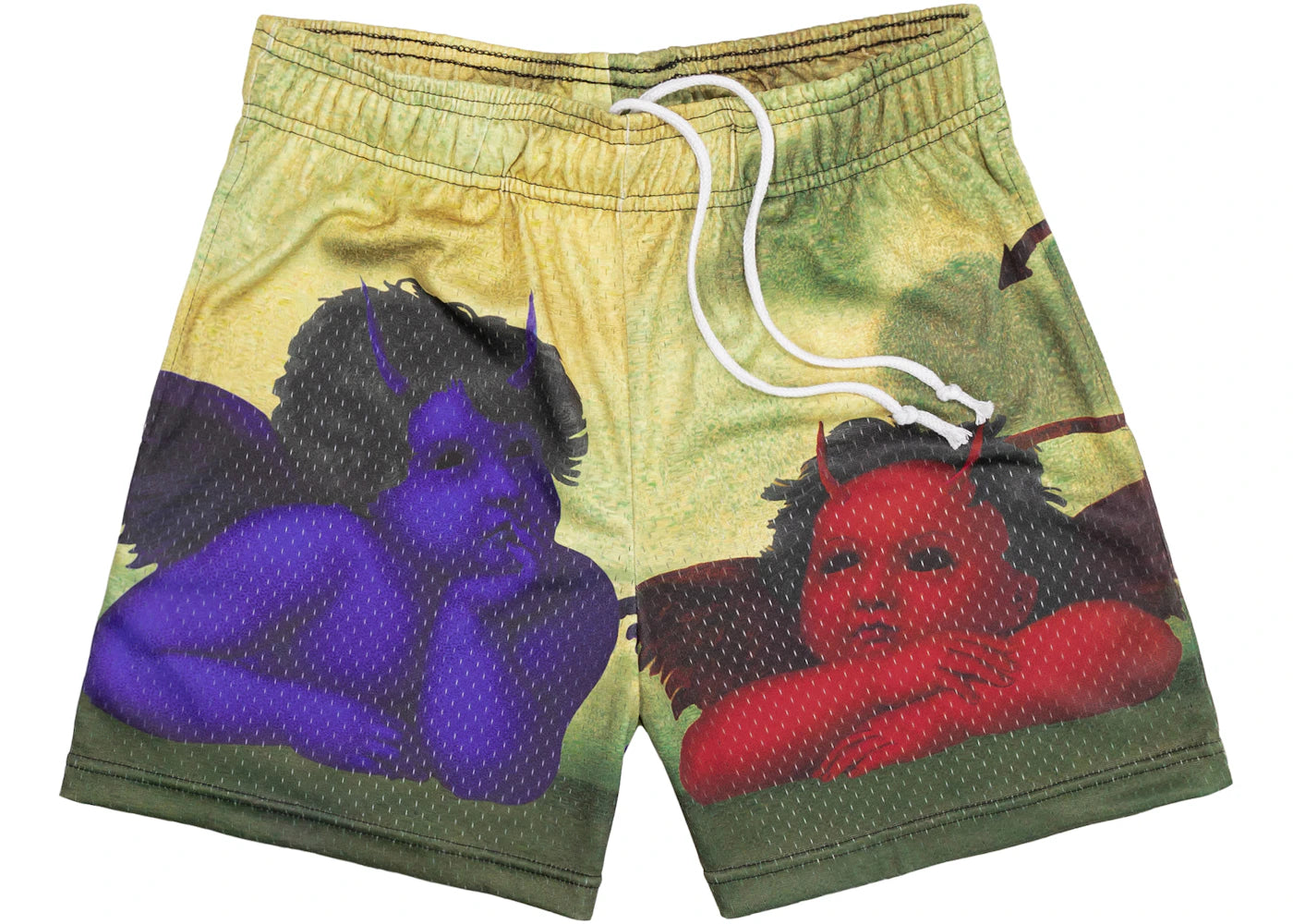 Bravest Studios Devil Angel Shorts Yellow