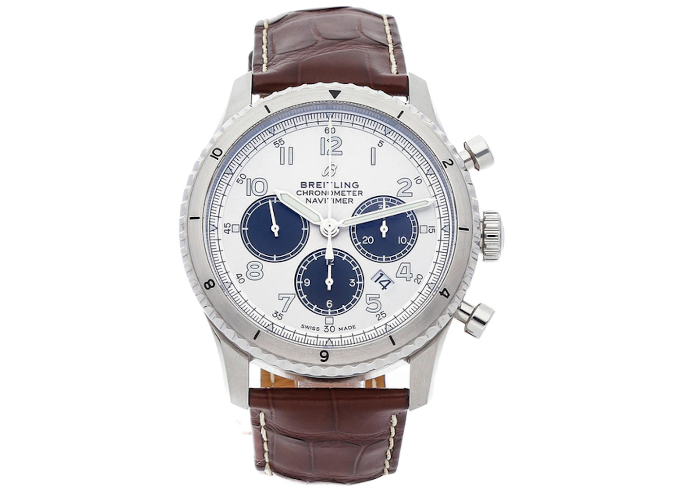 Breitling Navitimer 8 B01 Chronograph Leather Strap AB01171A1G1P1