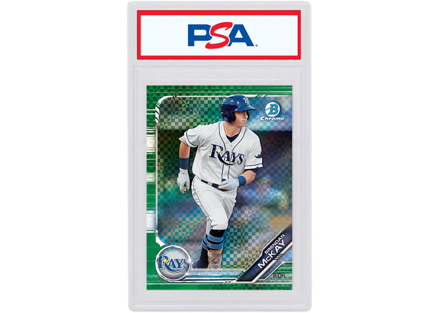 Brendan McKay 2019 Bowman Chrome X Green X-Fractor /31 BCP-239 (PSA or BGS Graded)