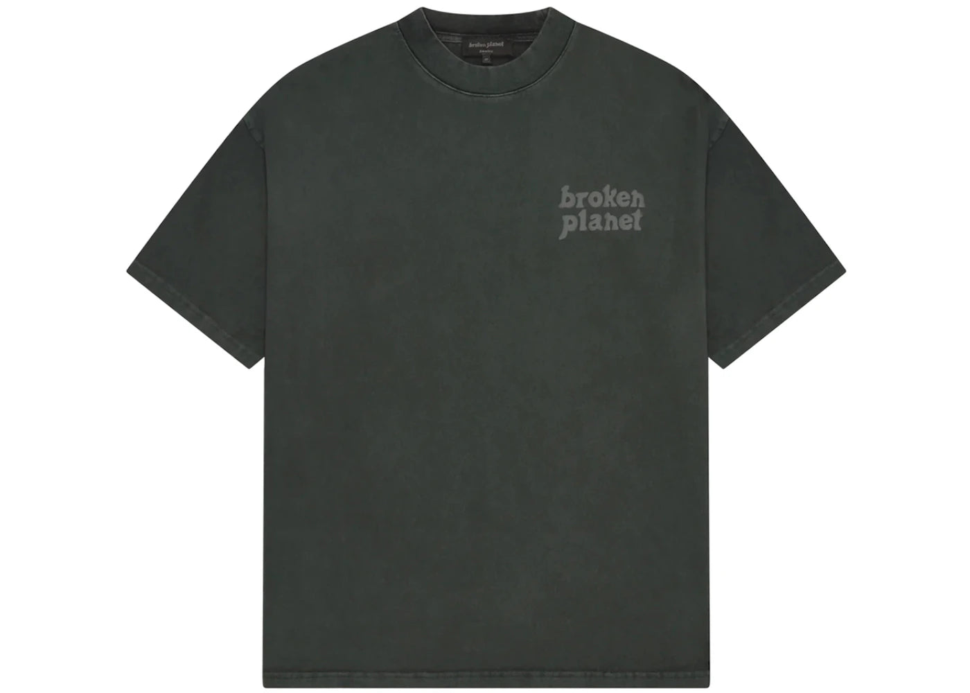 Broken Planet Basics T-Shirt Washed Soot Black