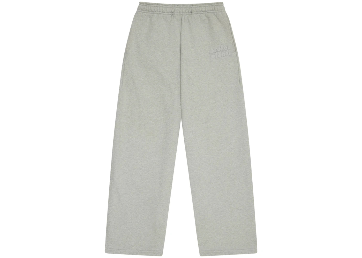 Broken Planet Basics Wide Leg Sweatpants Heather Grey