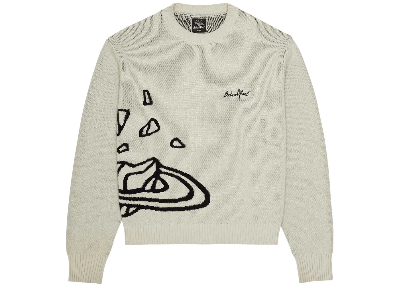 Broken Planet Broken Planet Knit Sweater Bone White