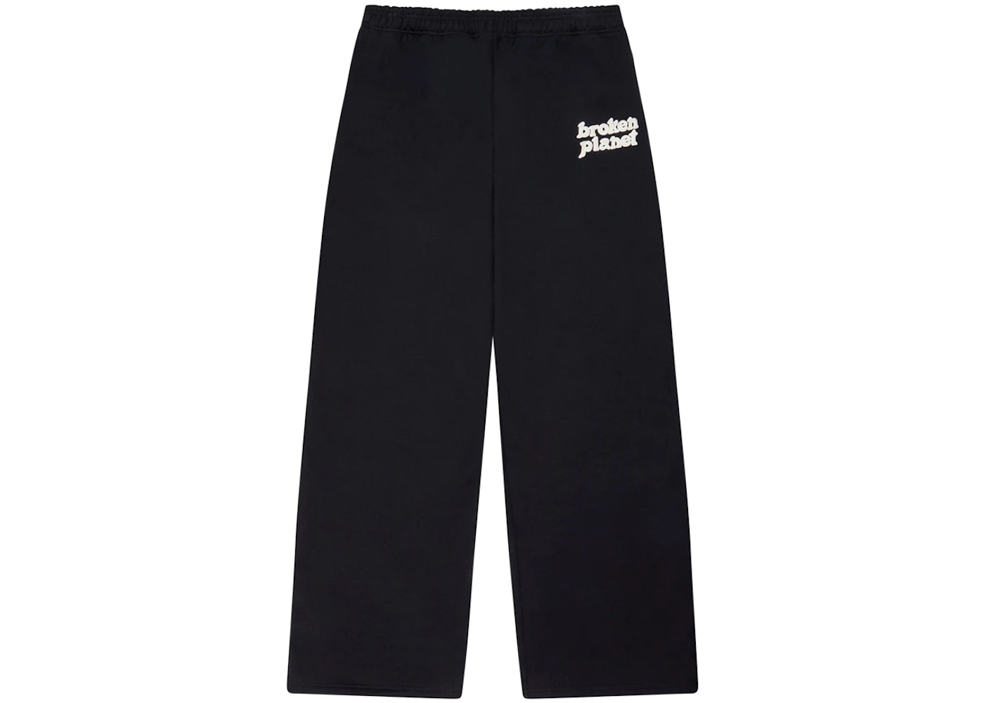 Broken Planet Straight Leg Sweatpants Midnight Black