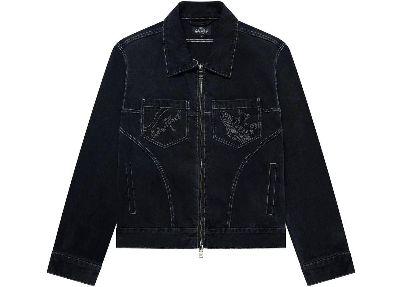 Broken Planet Denim Jacket Washed Black