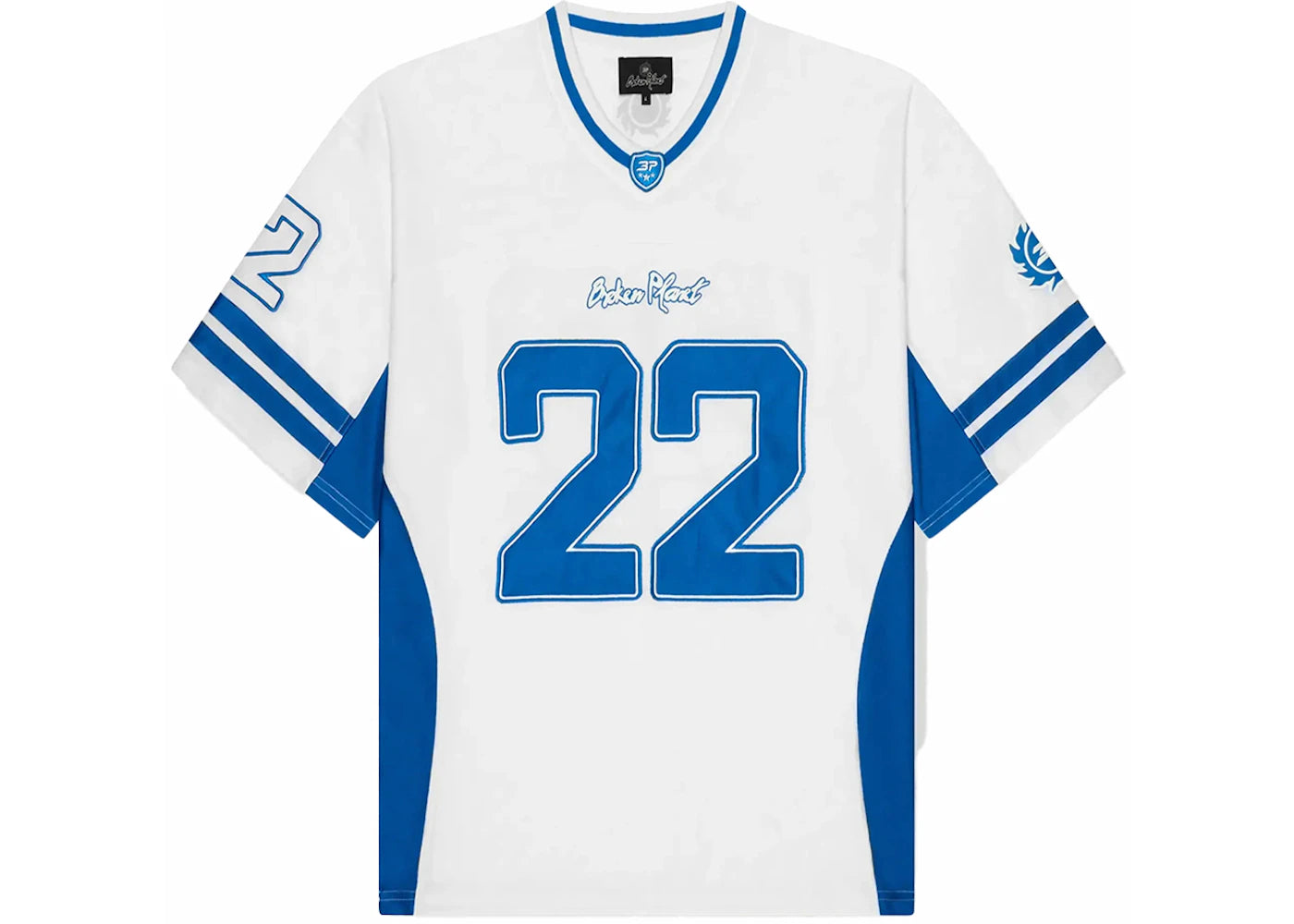 Broken Planet Football Jersey (FW24) White/Blue