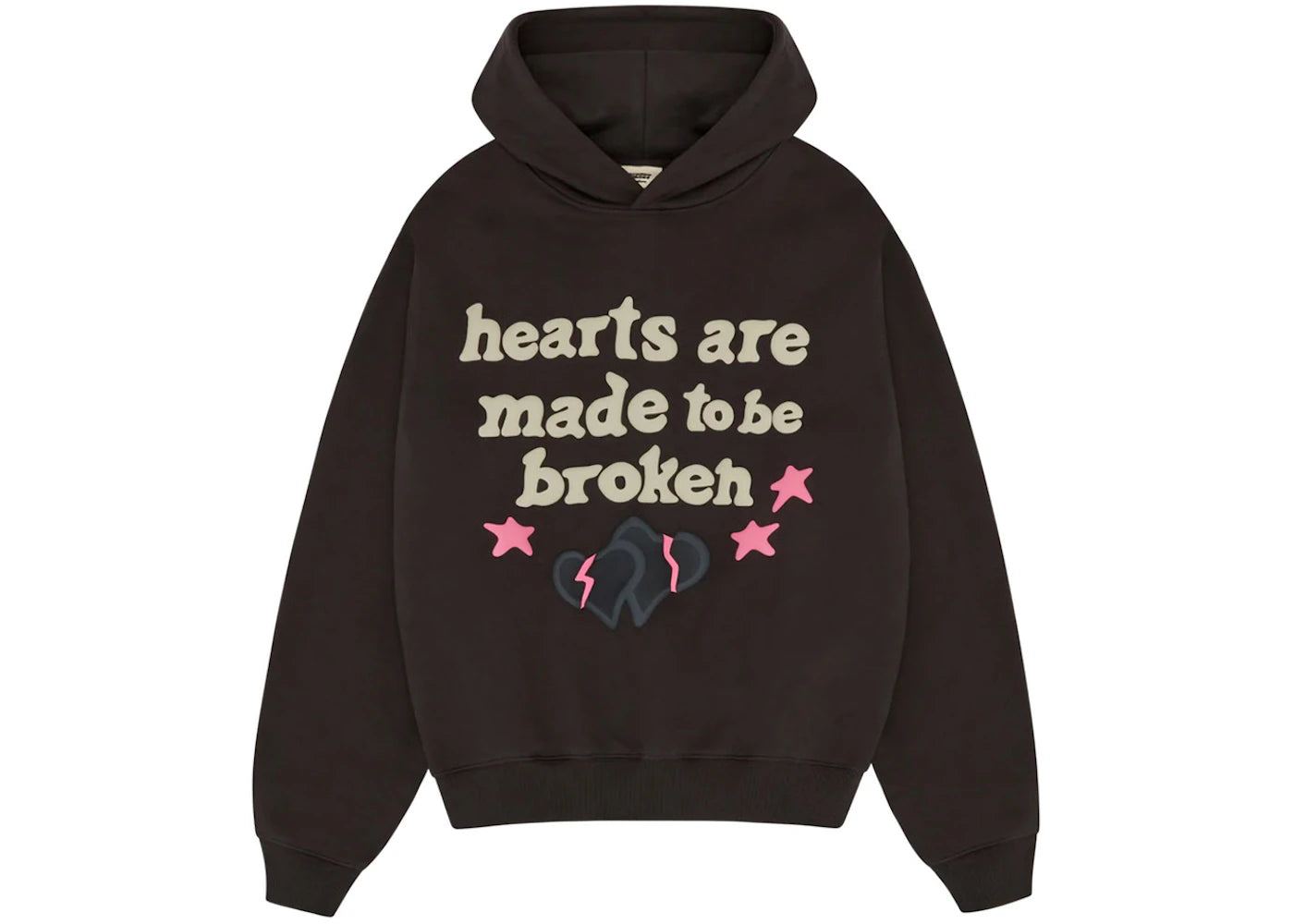 Broken Planet Hearts Are Made To Be Broken Hoodie Soot Black