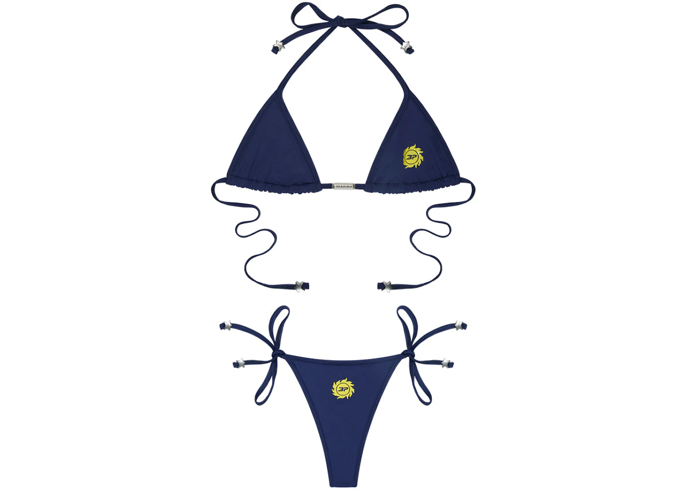 Broken Planet Logo Bikini Navy Blue