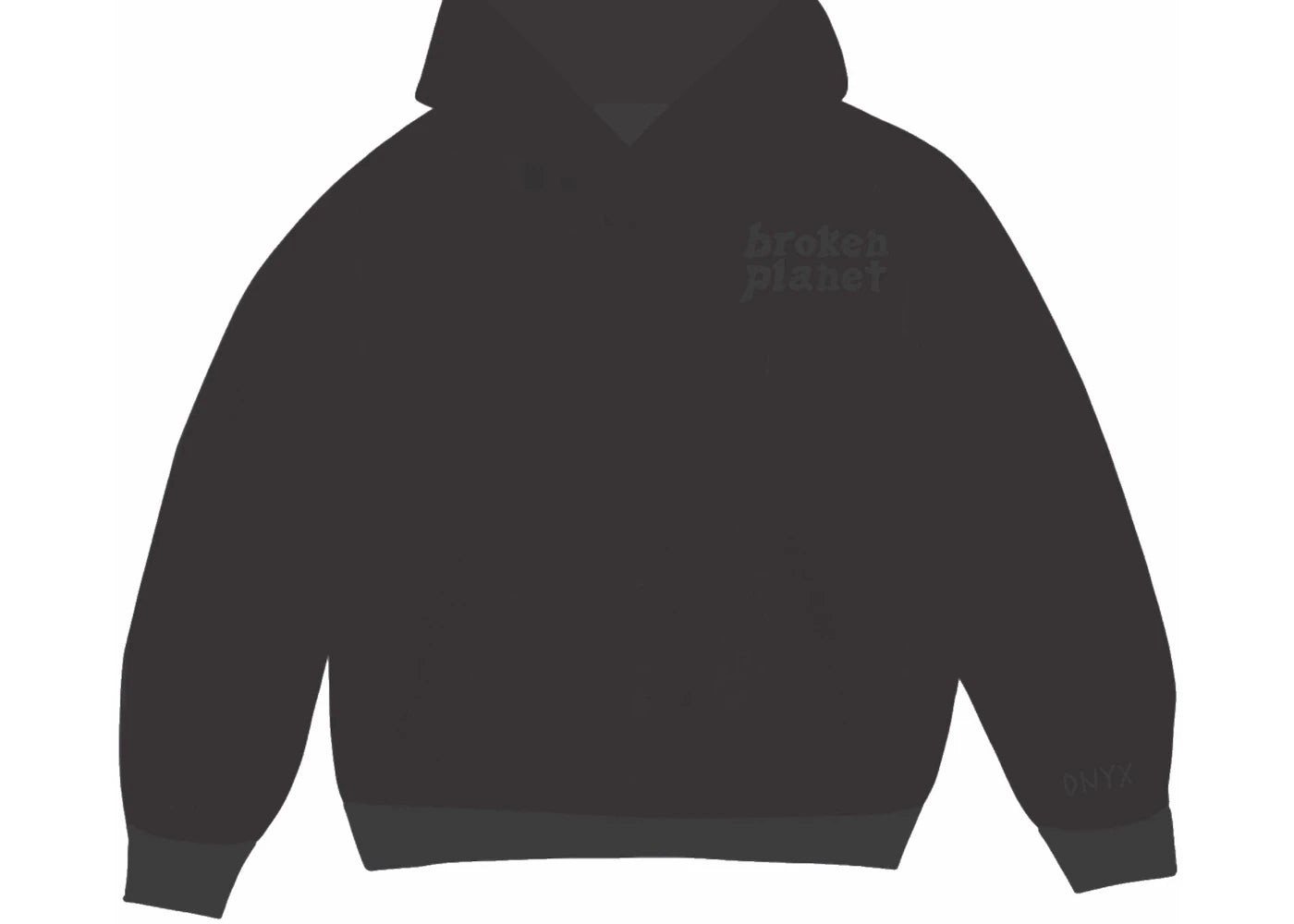 Broken Planet Basics Hoodie Onyx