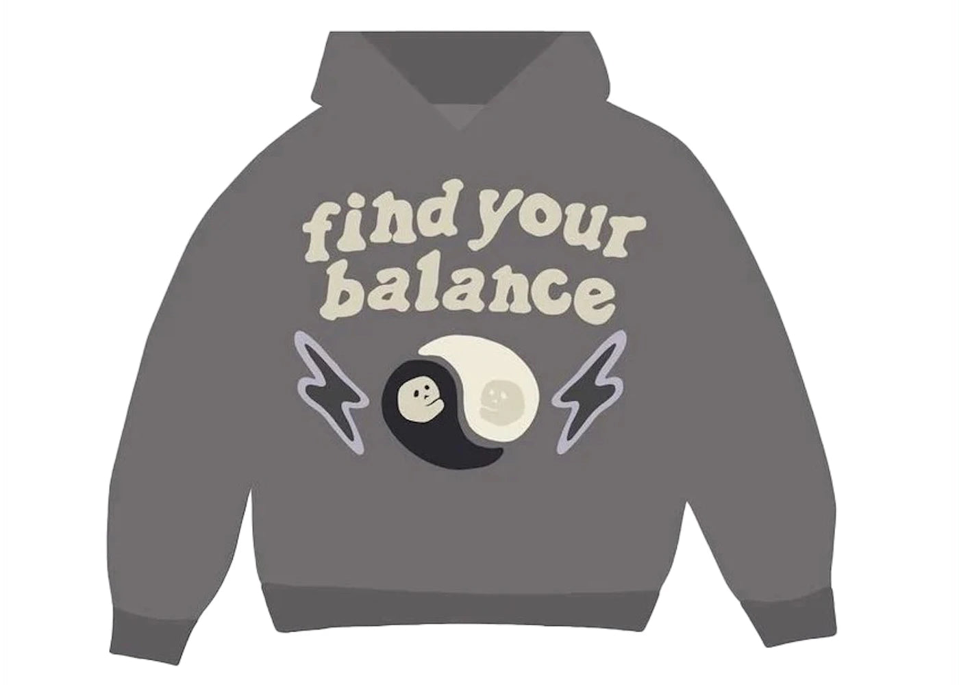 Broken Planet Find Your Balance Hoodie Ash Grey