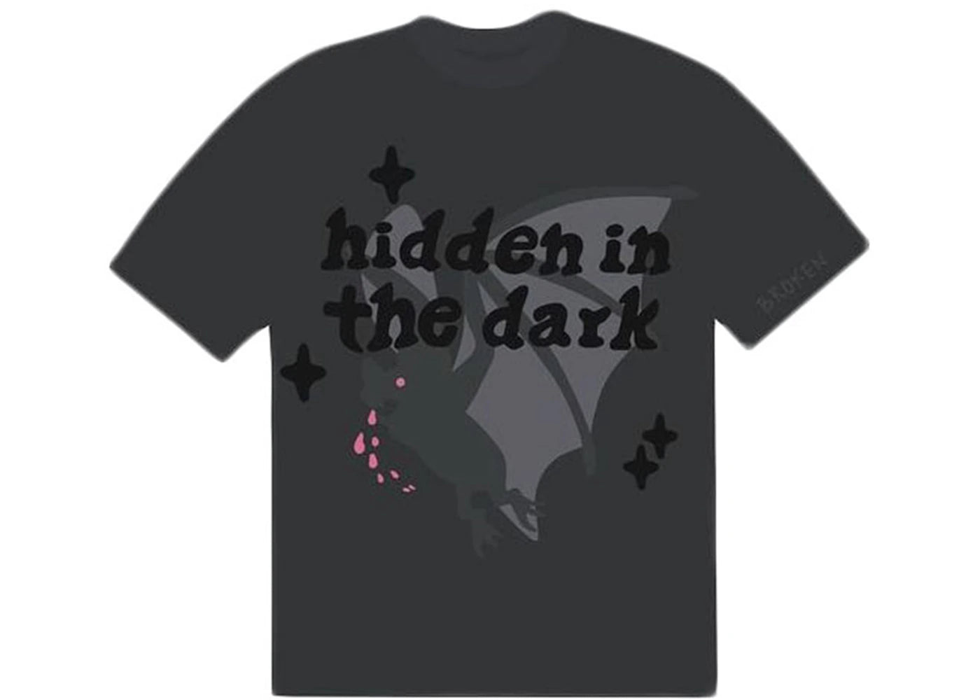 Broken Planet Hidden in the Dark T-shirt Onyx Black