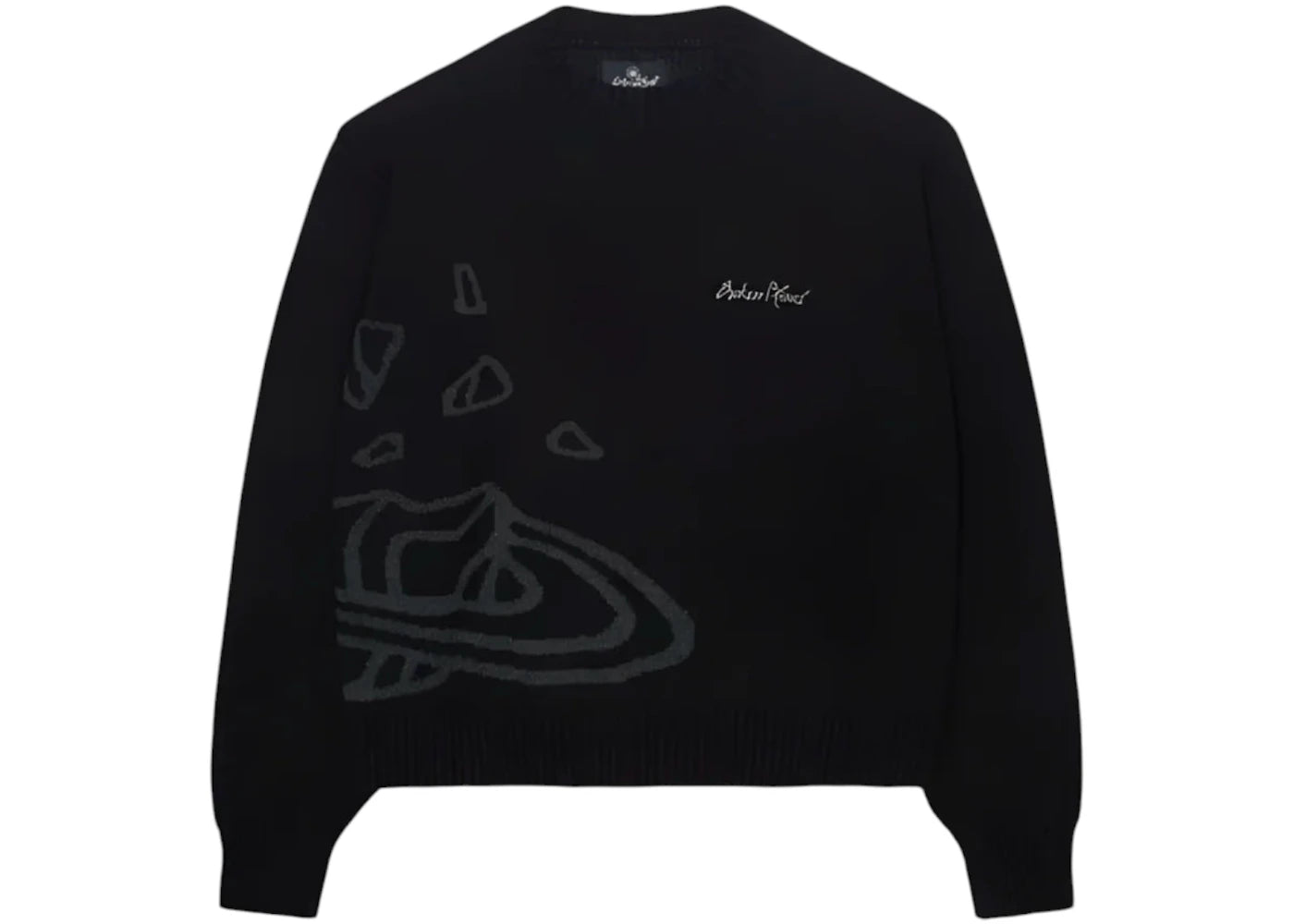 Broken Planet Market Knit Sweater Midnight Black