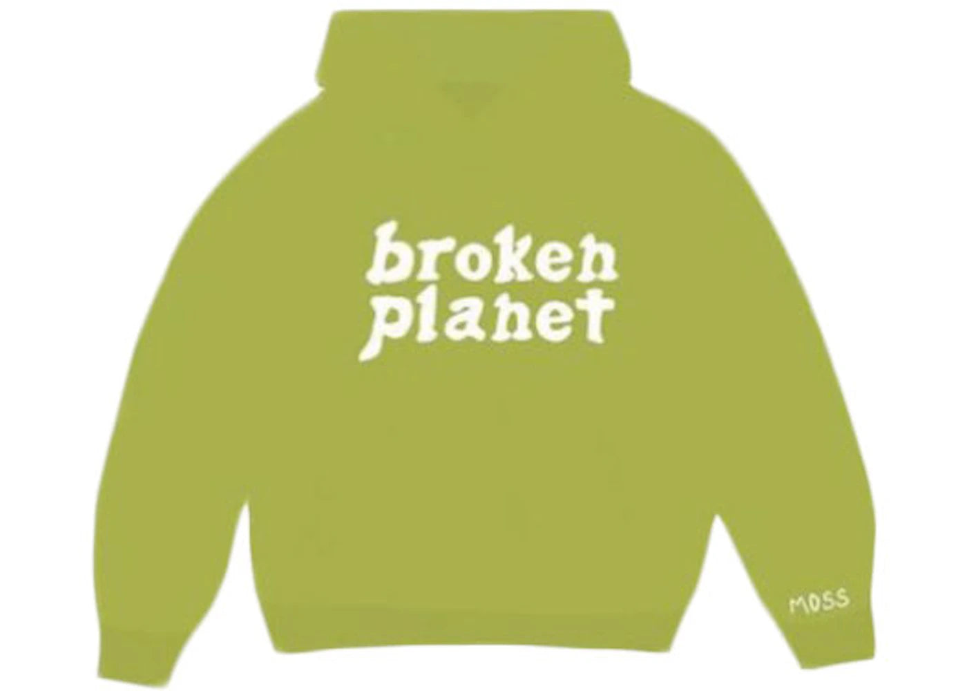 Broken Planet Logo Hoodie Lime