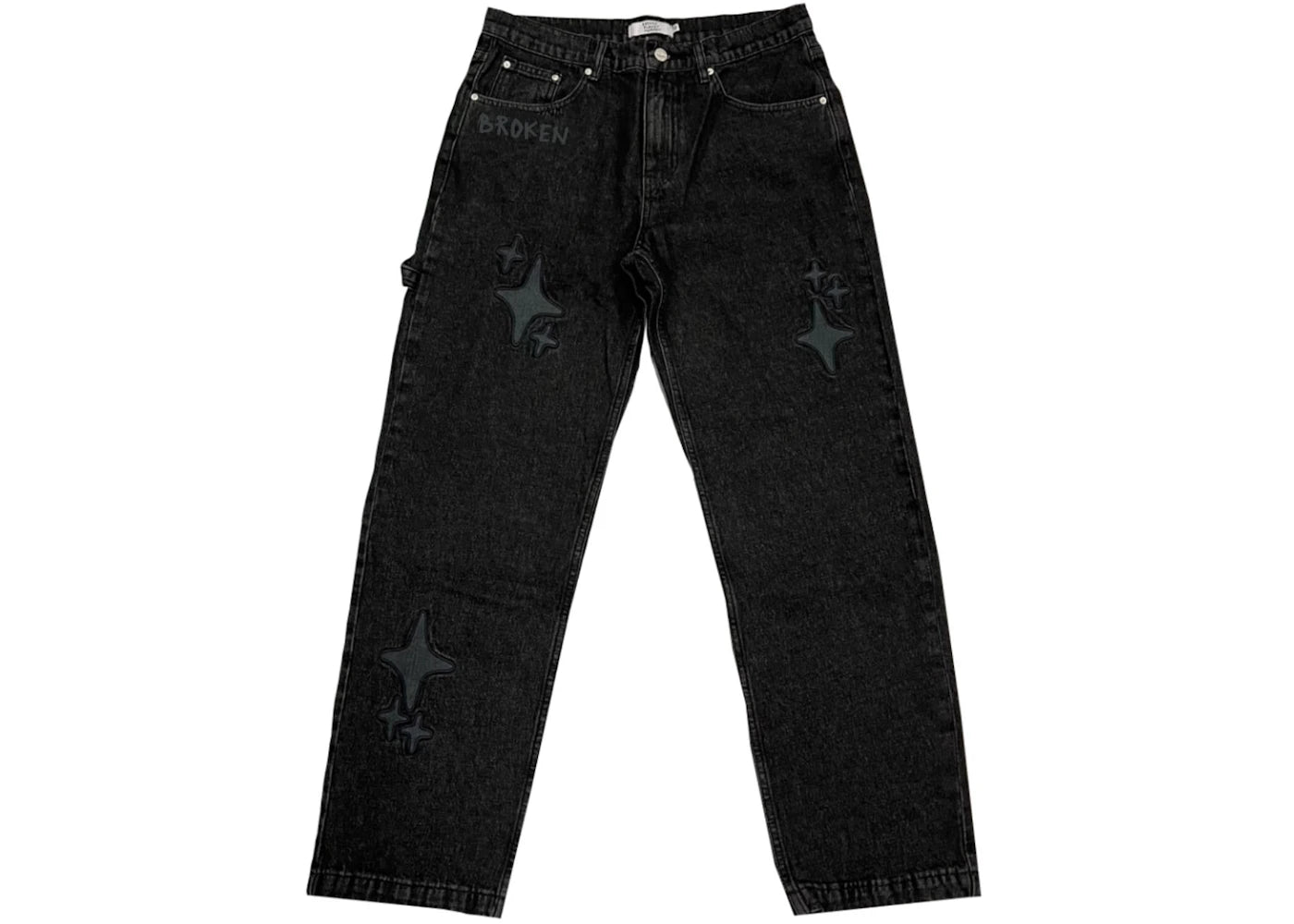 Broken Planet Multi-Star Jeans Washed Black