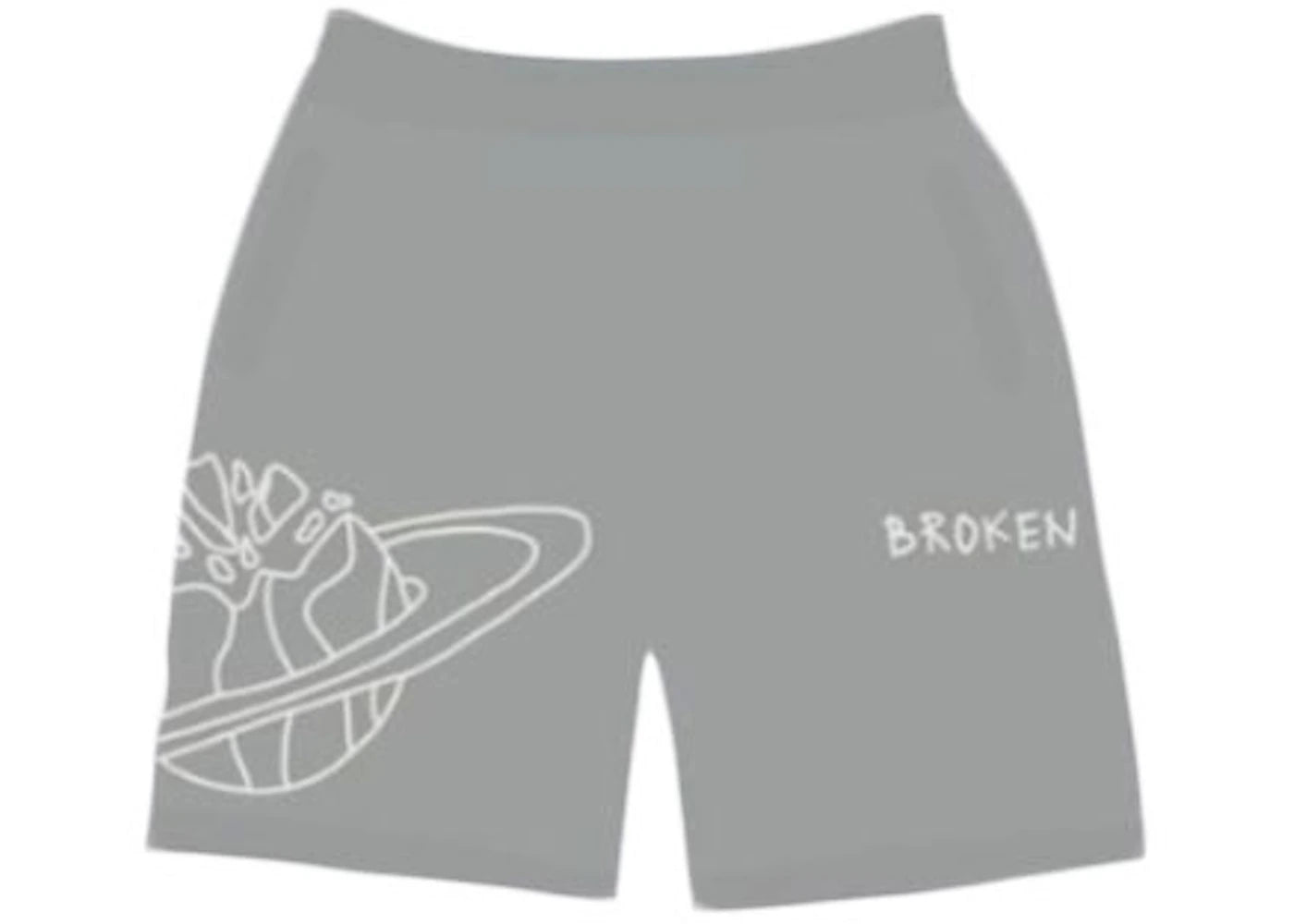 Broken Planet Outer Space Shorts Grey