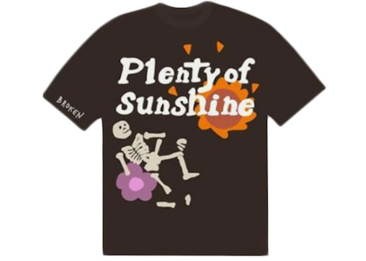 Broken Planet Plenty of Sunshine T-shirt Brown