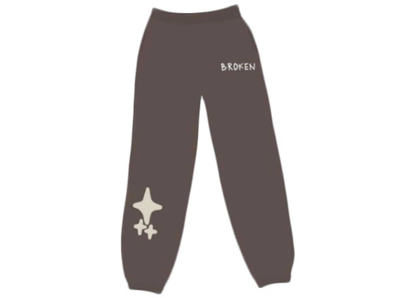 Broken Planet Star Sweatpants Brown