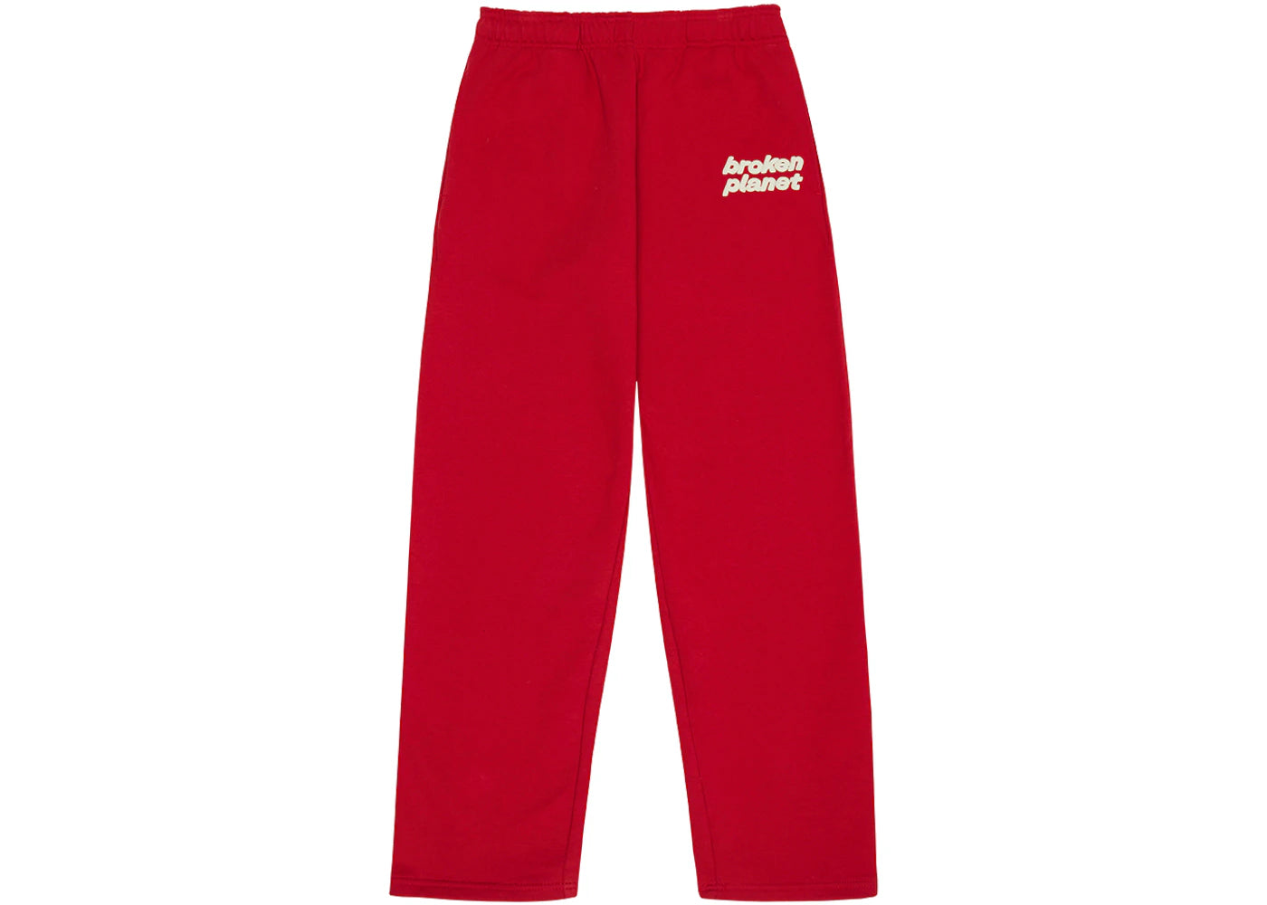 Broken Planet Straight Leg Sweatpants Ruby Red