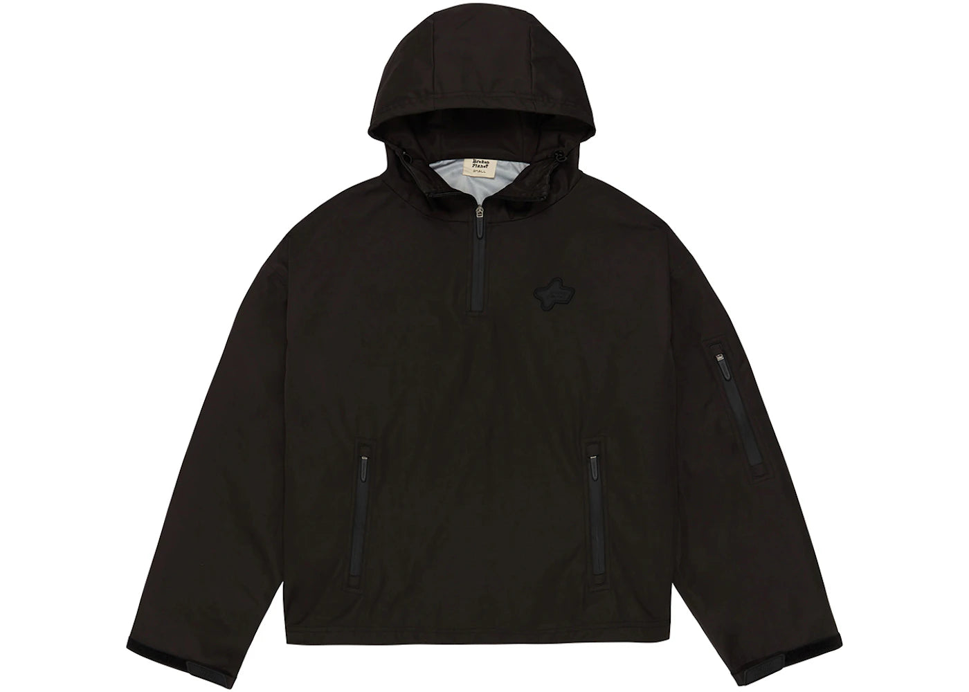 Broken Planet Waterproof Tech Jacket Black