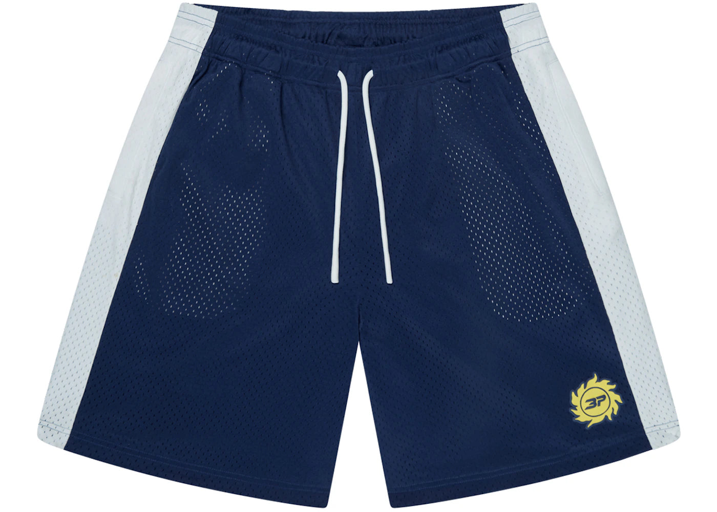 Broken Planet Mesh Shorts White/Blue