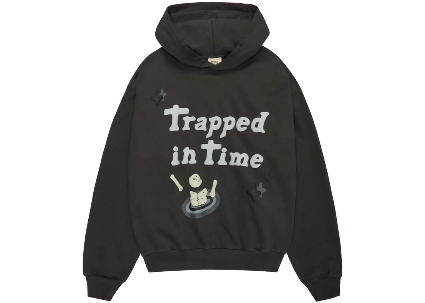 Broken Planet Trapped In Time Hoodie Soot Black