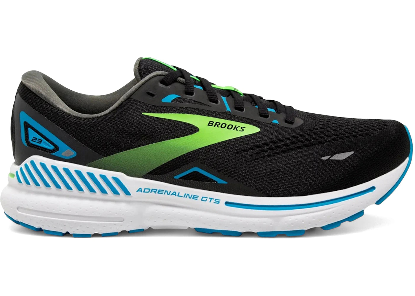 Brooks Adrenaline GTS 23 Black Hawaiian Ocean Green