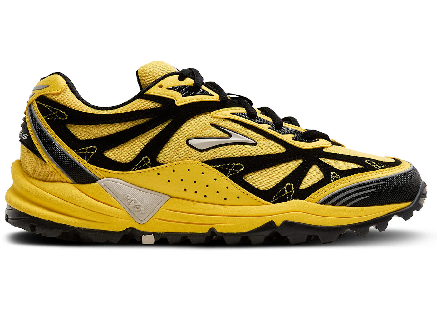 Brooks Cascadia 1 Yellow Black Moonbeam