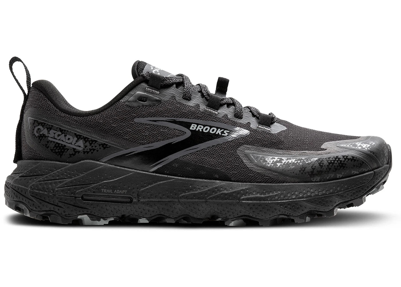 Brooks Cascadia 18 Black Blackened Pearl Grey