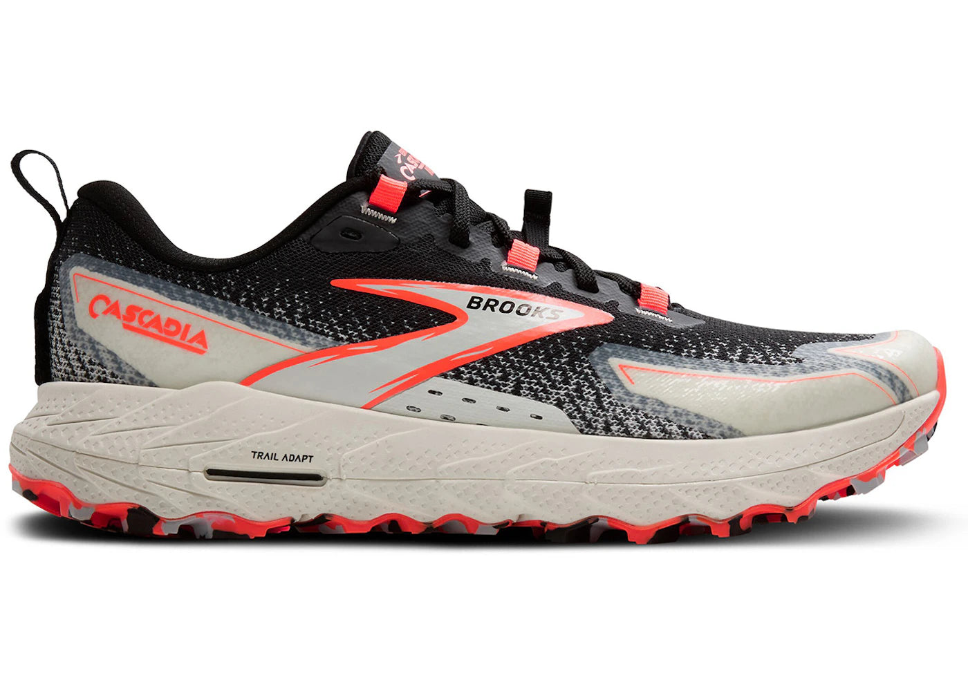 Brooks Cascadia 18 Black Blue Wash Flame (Women's)