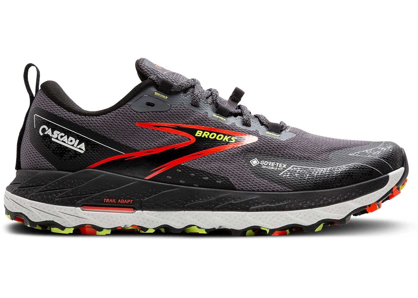 Brooks Cascadia 18 Gore-Tex Blackened Pearl Black Tomato