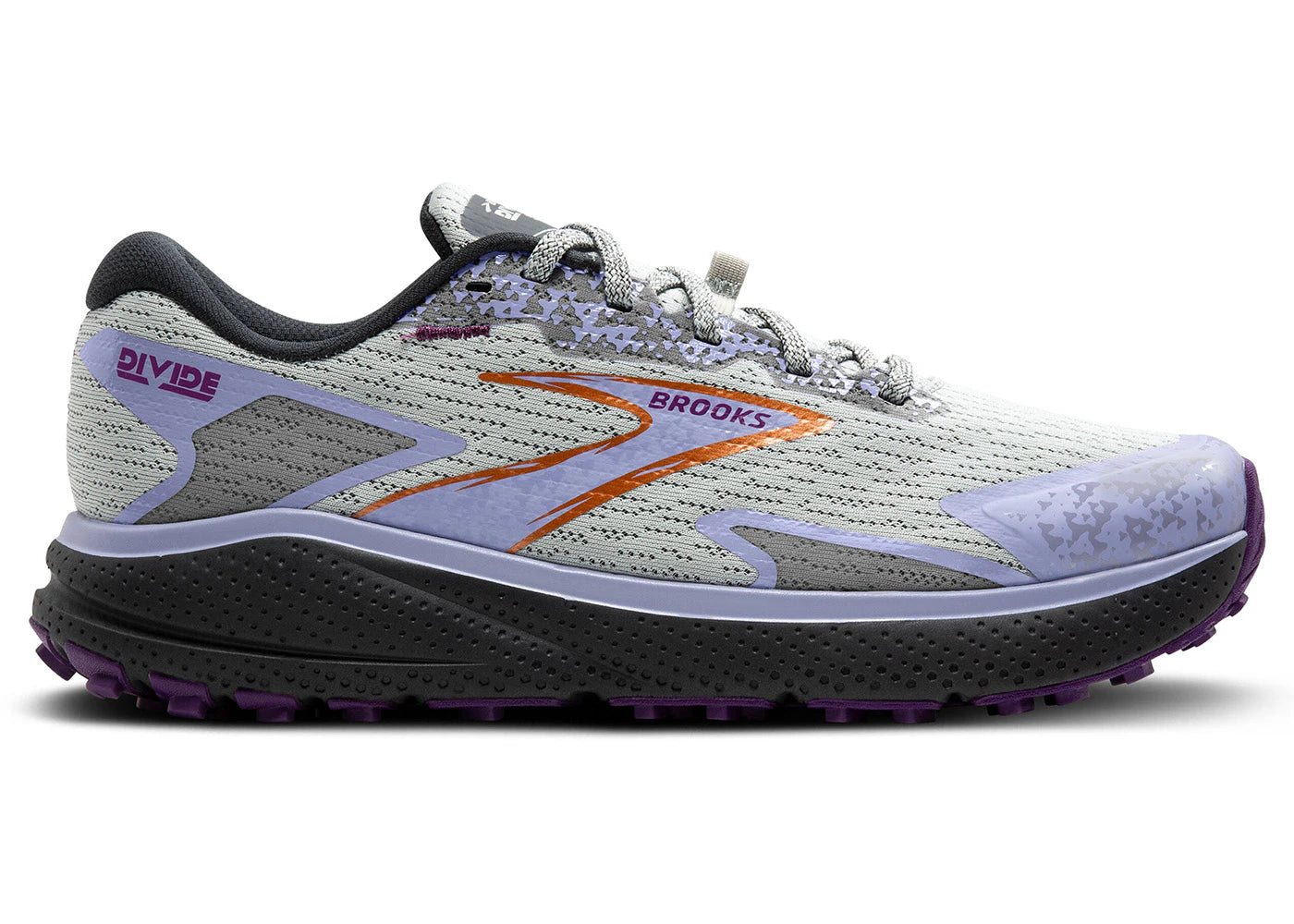 Brooks Divide 5 Mercury Ebony Sweet Lavender (Women's)
