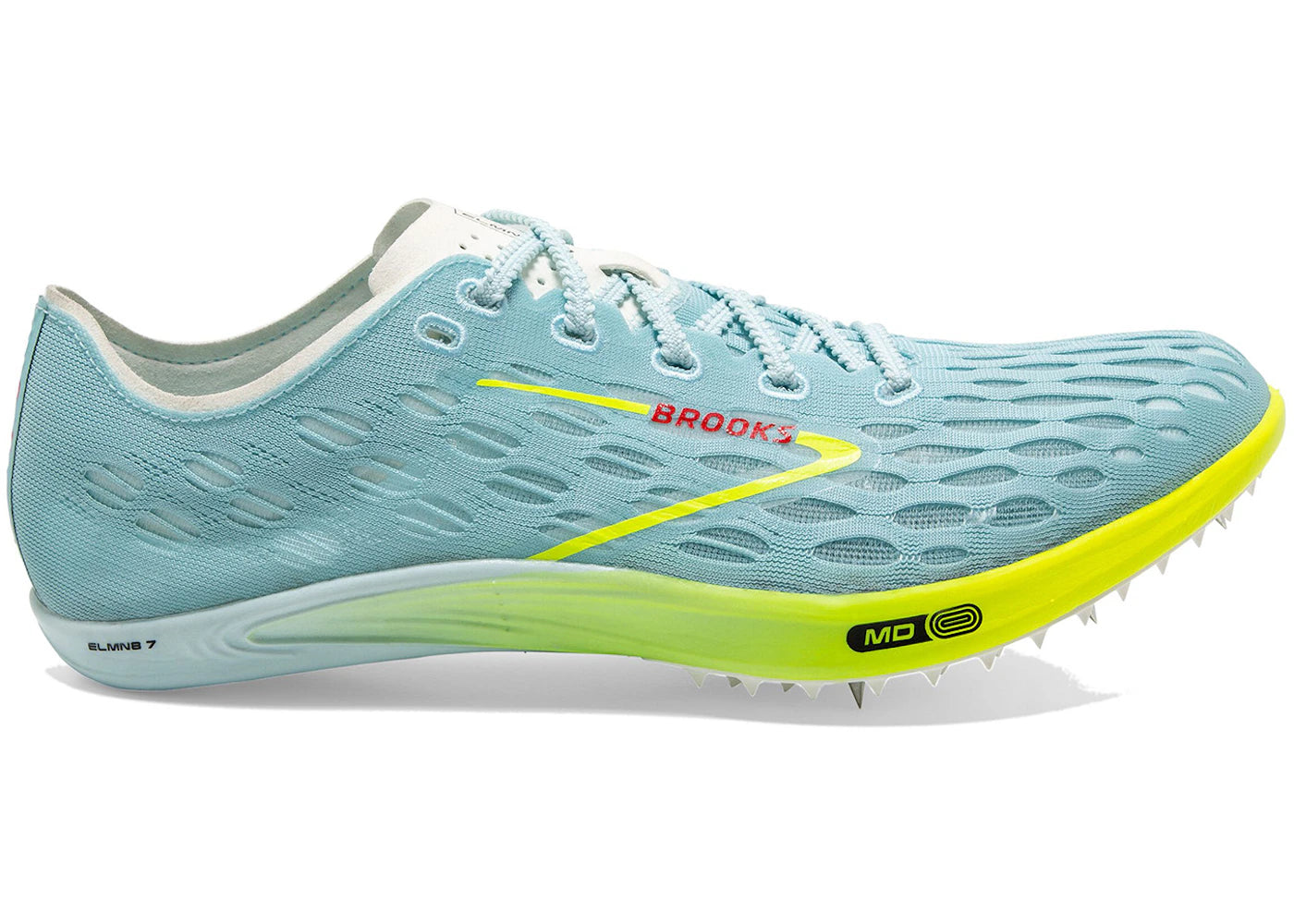 Brooks ELMN8 7 Blue Glow Nightlife Red