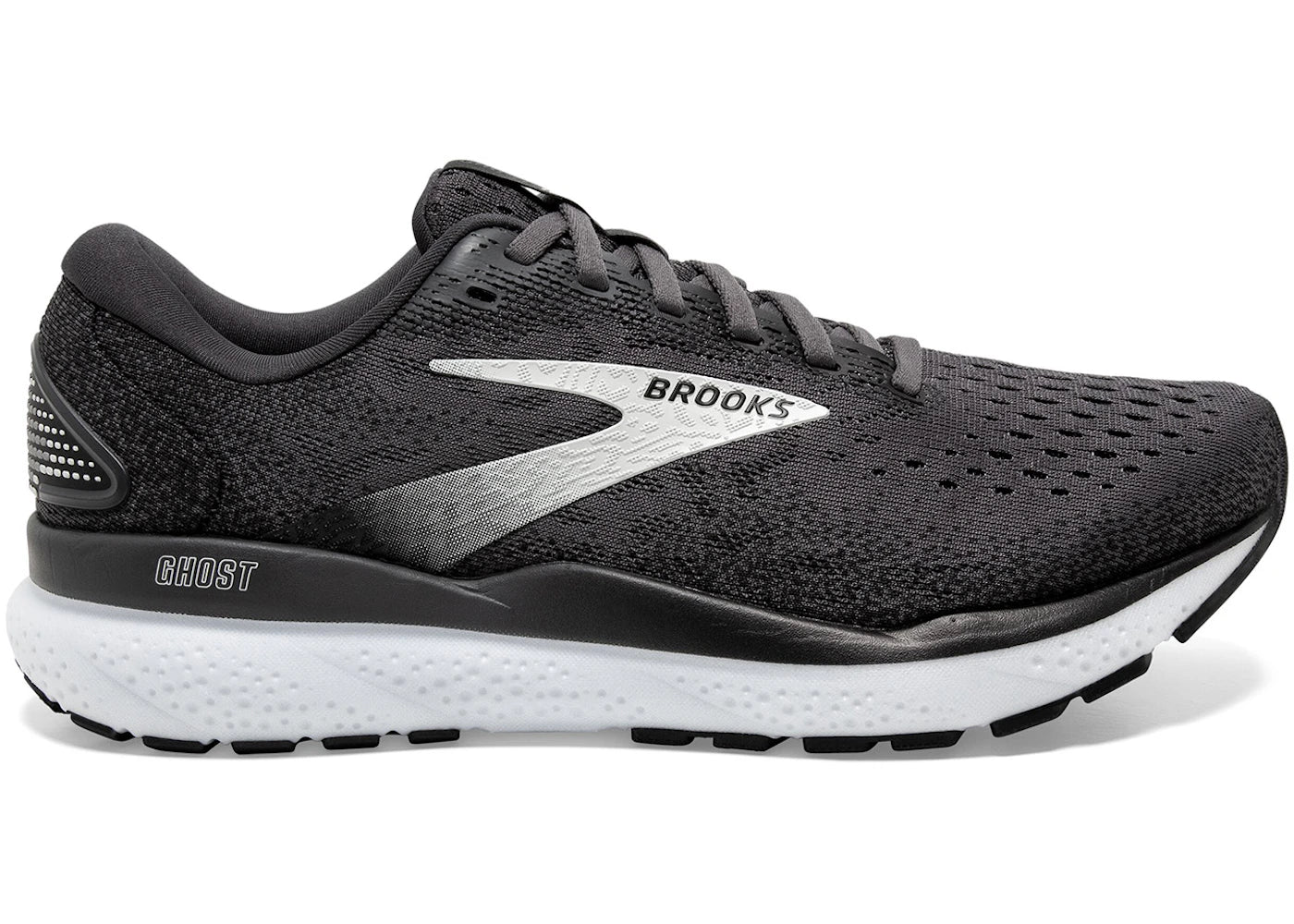 Brooks Ghost 16 Black Grey White