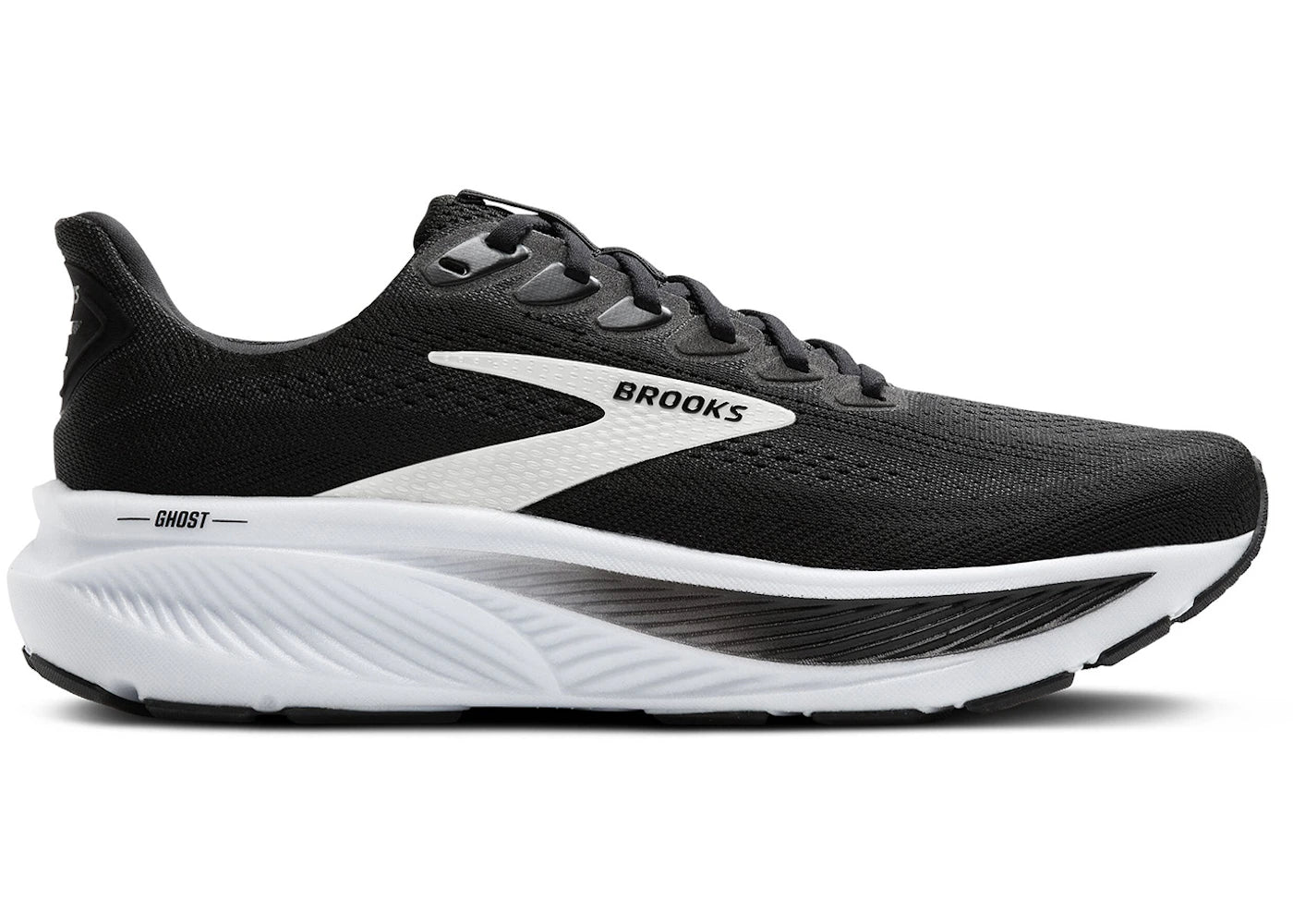 Brooks Ghost 17 Black Grey White (Women's)