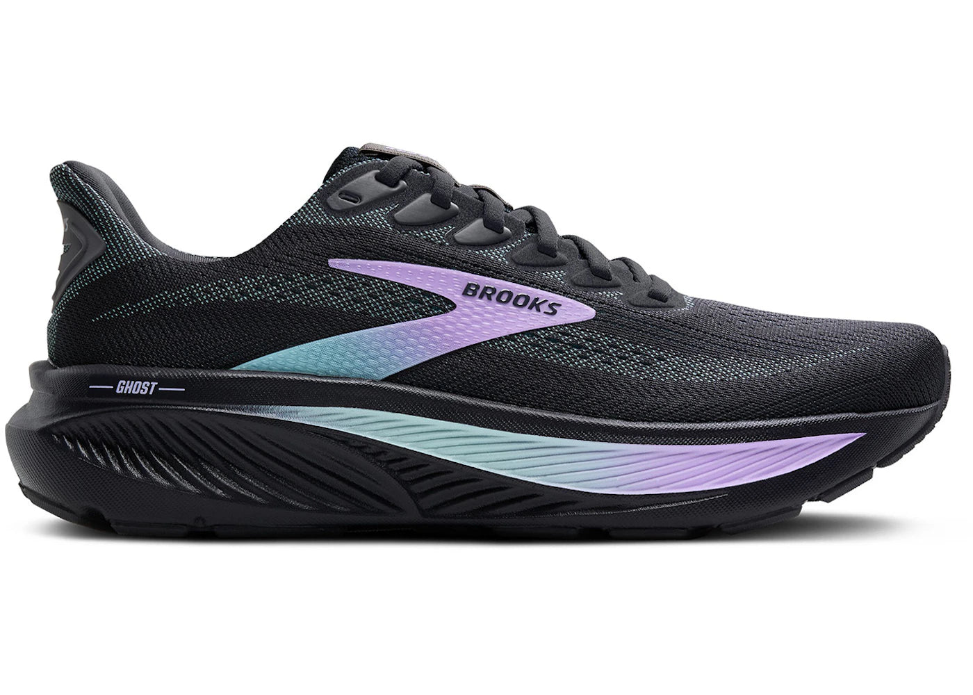 Brooks Ghost 17 Grey Clearwater Purple (Women's)