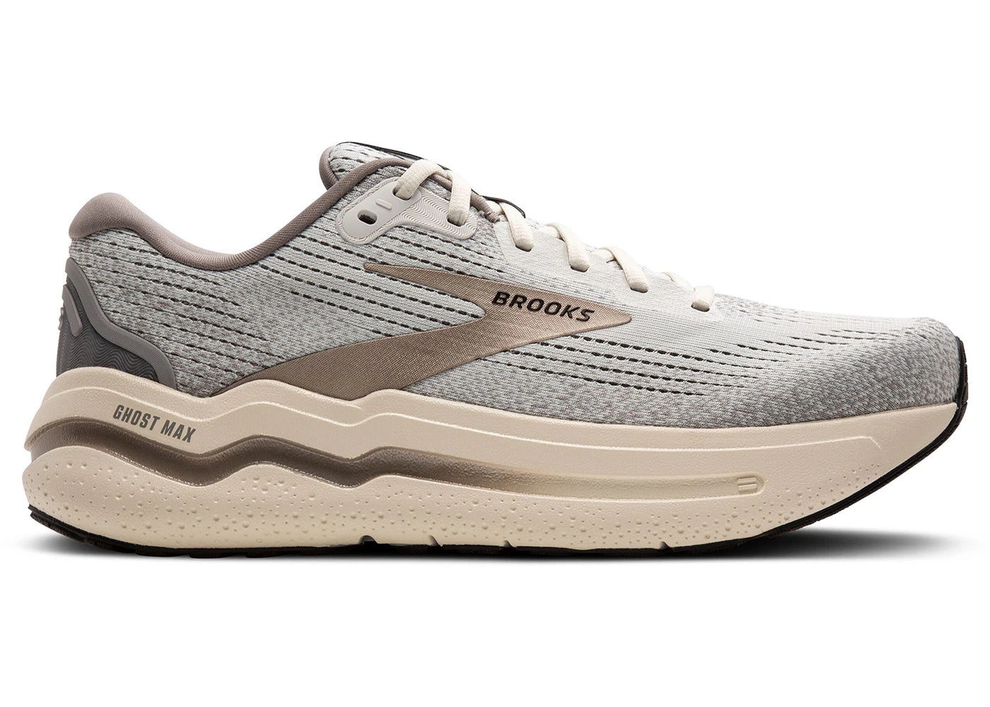 Brooks Ghost Max 2 Grey Frost Grey Champagne