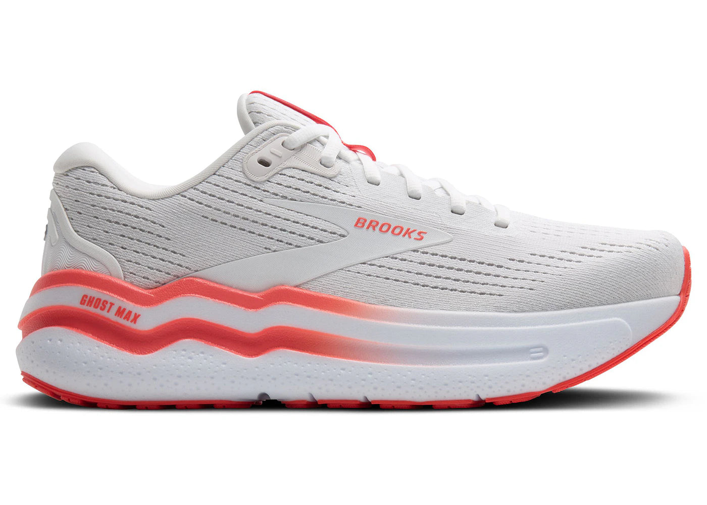 Brooks Ghost Max 2 White Hot Coral (Women's)