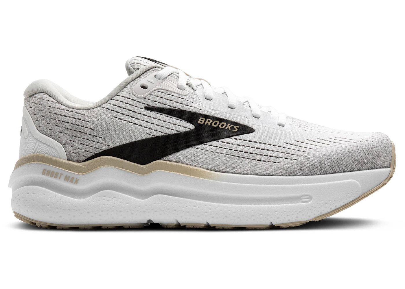 Brooks Ghost Max 2 White Pelican Oyster