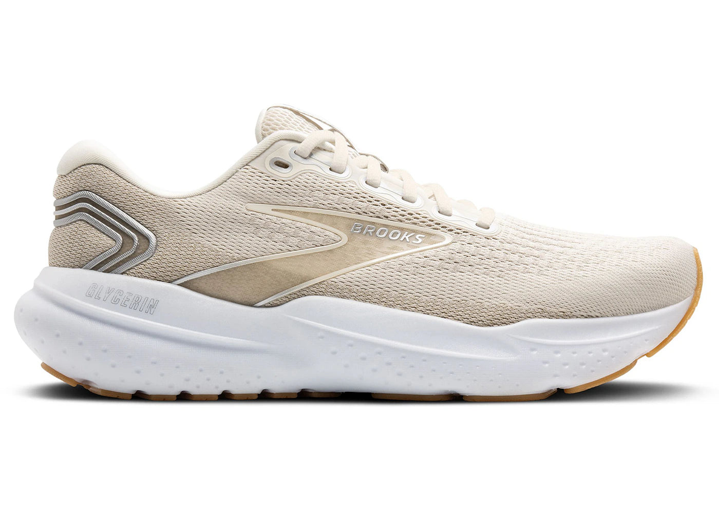 Brooks Glycerin 21 Khaki Silver White