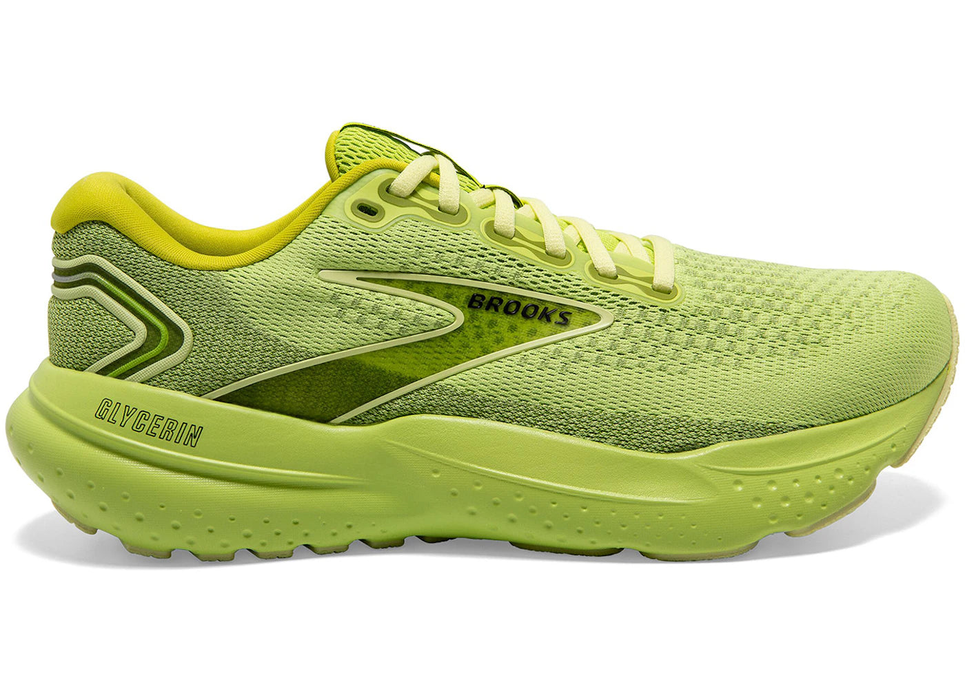 Brooks Glycerin 21 Lovebird Pale Yellow Lime